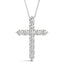 11 Stone Cross Pendant