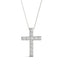 11 Stone Cross Pendant