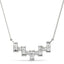 Emerald Cut & Round Pendant