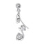 7/8 Cttw Fashion Earring