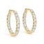 1.4 Inch 4 Prong Round Hoop