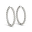 1.2 Inch 4 Prong Round Hoop