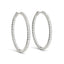 1.2 Inch 2 Prong Round Hoop-open Back