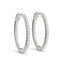 1 Inch 2 Prong Oval Hoop