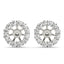 Earring Jacket For .50 Ct Center