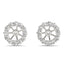 Earring Jacket For .25 Ct Center