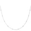 .030 (1.1mm) Dia Station Necklace