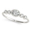 5 Stone Fashion Ring Oval Center