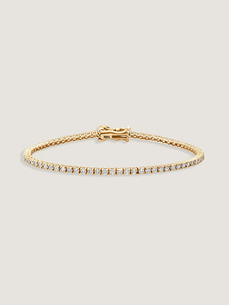 Classic Diana Tennis Bracelet 2.90ctw Yellow Gold