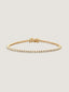 Classic Diana Tennis Bracelet 2.90ctw Yellow Gold