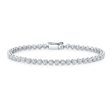 4.15ct. Round Tennis Bracelet