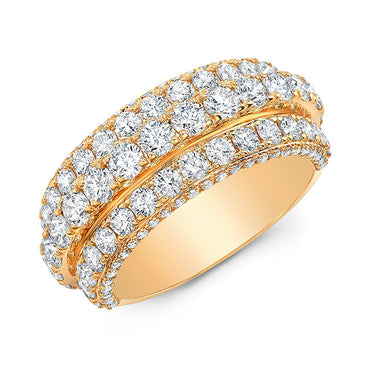 5 Row Diamond Ring