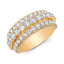 5 Row Diamond Ring