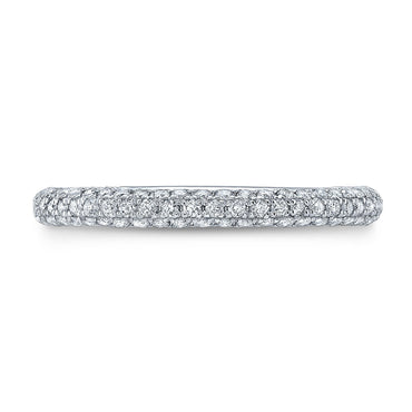 5 Row Pave Diamond Band