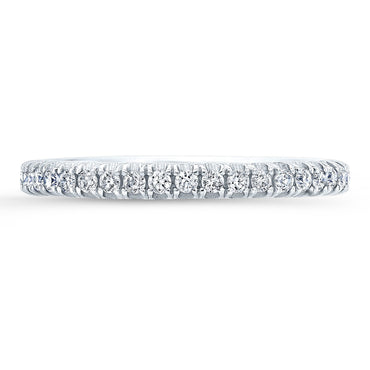 0.25 ct. Half set pave band