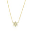 Diamond Star Of David Necklace