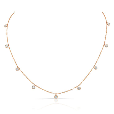 Bezel Set Diamond Dangle