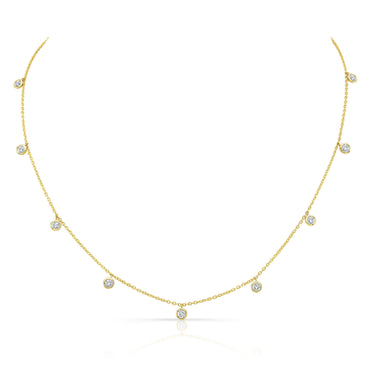 Bezel Set Diamond Dangle