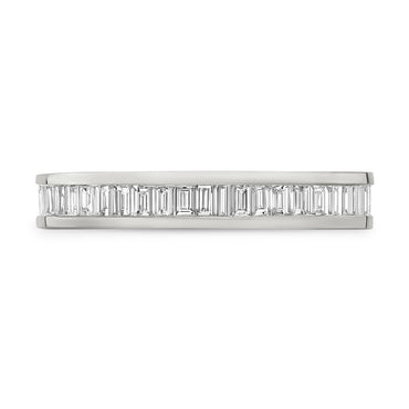 Channel Set Diamond Baguette Eternity Ring