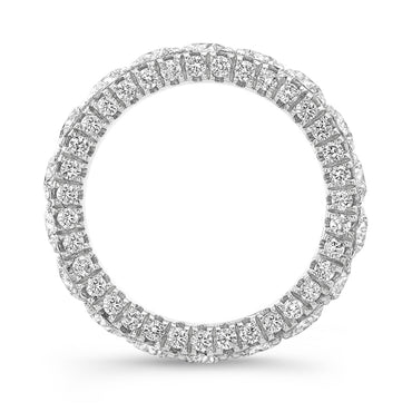 Ella 3-Sided Diamond Eternity Band