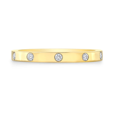 Inset Diamond Band
