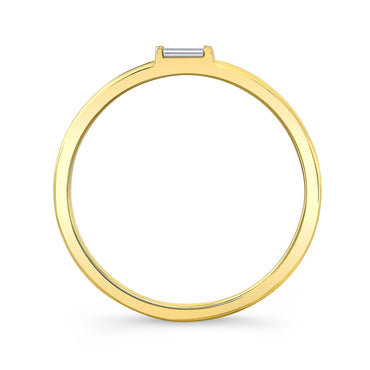 Single Diamond Baguette Band